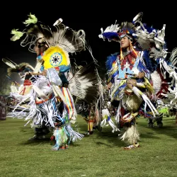 A photo from a past Pow Wow at CSUSB.