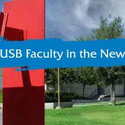 Campus art sculpture, Faculty in the News