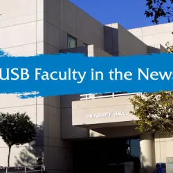 University Hall, Faculty in the News graphic