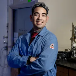David Murillo, student in the College of Natural Sciences