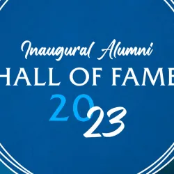 Alumni Hall of Fame graphic