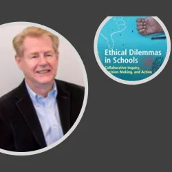"Douglas Simpson, author of “Ethical Dilemmas in Schools giving his lecture on Ethical Leadership and Decision-Making in Education"