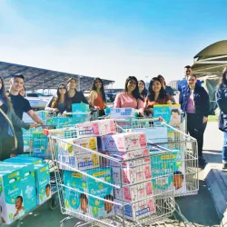 When CSUSB students visited the Orthandweni Family Care Centre in 2019, the delegation of students was able to purchase $2,000 worth of diapers, wipes and space heaters with funds raised by the campus community. A GoFundMe page has been set up to raise money for the 2023 to benefit the orphanage.