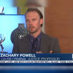 Zachary Powell screen capture from NBC Palm Springs 2020 newscast. 