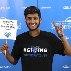 Cal State San Bernardino exceeded its goal of $50,000 for student scholarships as part of its Giving Tuesday campaign, held on Dec. 1.