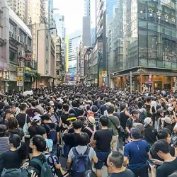 A Hong Kong anti-extradition law protest on July 1, 2019.  Photo: Wikimedia Commons by Studio Incendo.