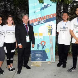 Group of five people at the 2018 Innovation Challenge.