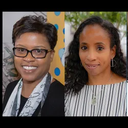 From left: Paulette Brown-Hinds, Nefertiti Long and Kathy Johnson.