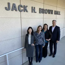 From left: Ying Cheng, Maggie Boyraz, Julie Taylor and Matthew Habich.