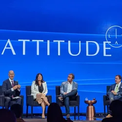 A panel discussion the L’Attitude Conference.