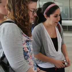 Students at a past Student Research Competition.
