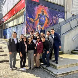 CSUSB Palm Desert Campus hospitality management students in Italy