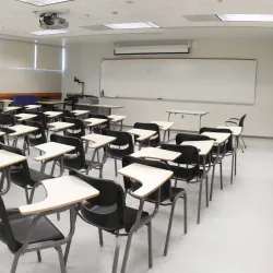 Empty classroom