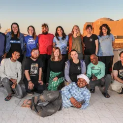 The 2019 Wadi el-Hudi team. The project’s website can now reach people who read Arabic and Spanish, in addition to English.