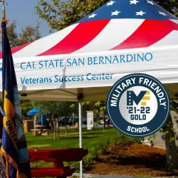 Cal State San Bernardino has been named a 2021-2022 Military Friendly® School.