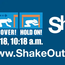 Great ShakeOut earthquake drill