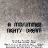 A Midsummer Night's Dream by William Shakespeare; Directed by Ronald E. Barnes; May 12 - 21, 1977