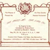 She Loves Me, She Said So! Written by Eugene Scribe; Directed Ronald E. Barnes; May 29 - June 7, 1980
