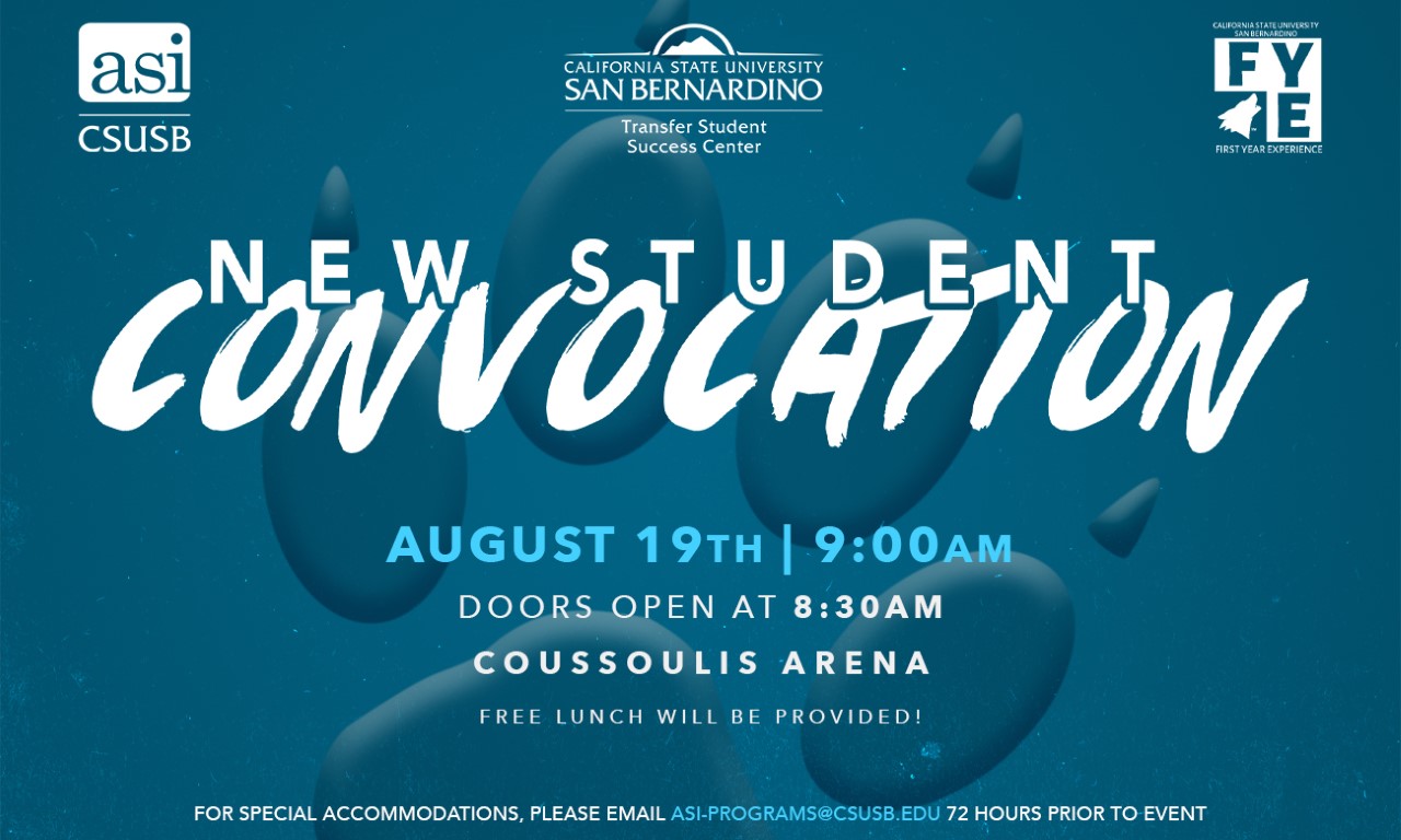 New Student Convocation - August 19th 