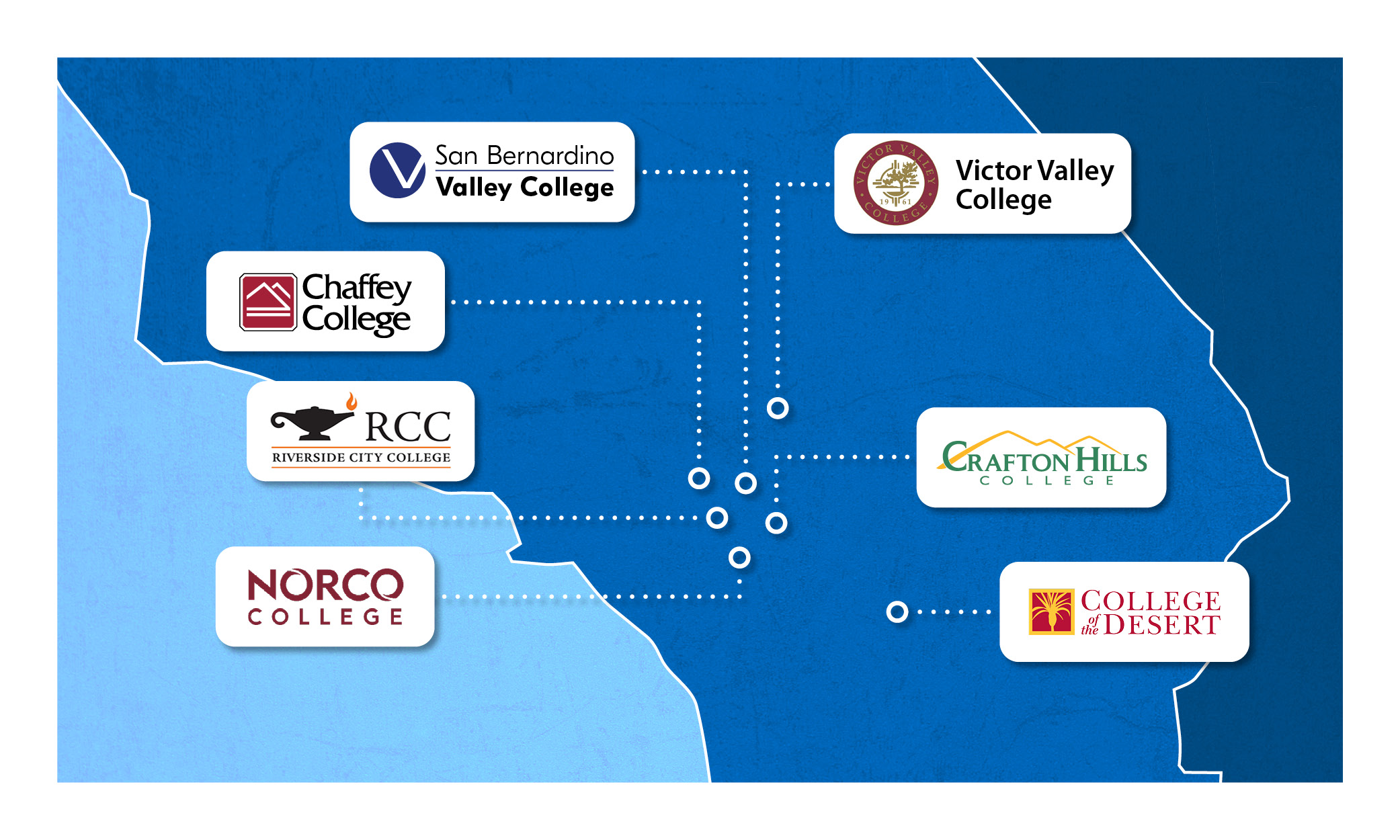 Map of colleges participating in instant admit days for spring 2027