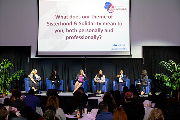 The Opening Ceremony for Women's History Month featured a panel discussion.