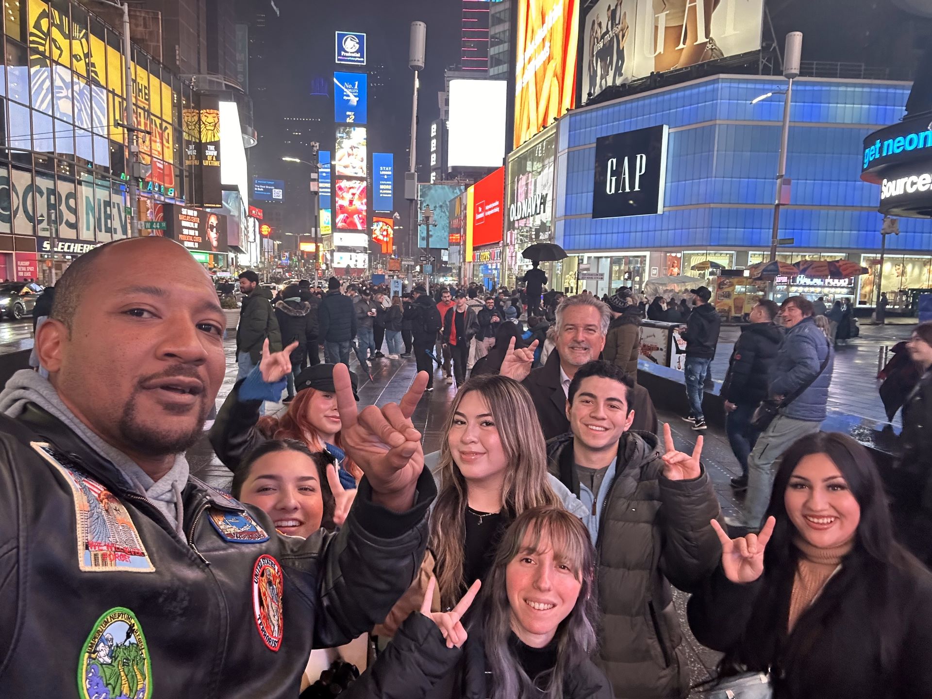 PDC hospitality management students and faculty enjoy the sights in New York City.