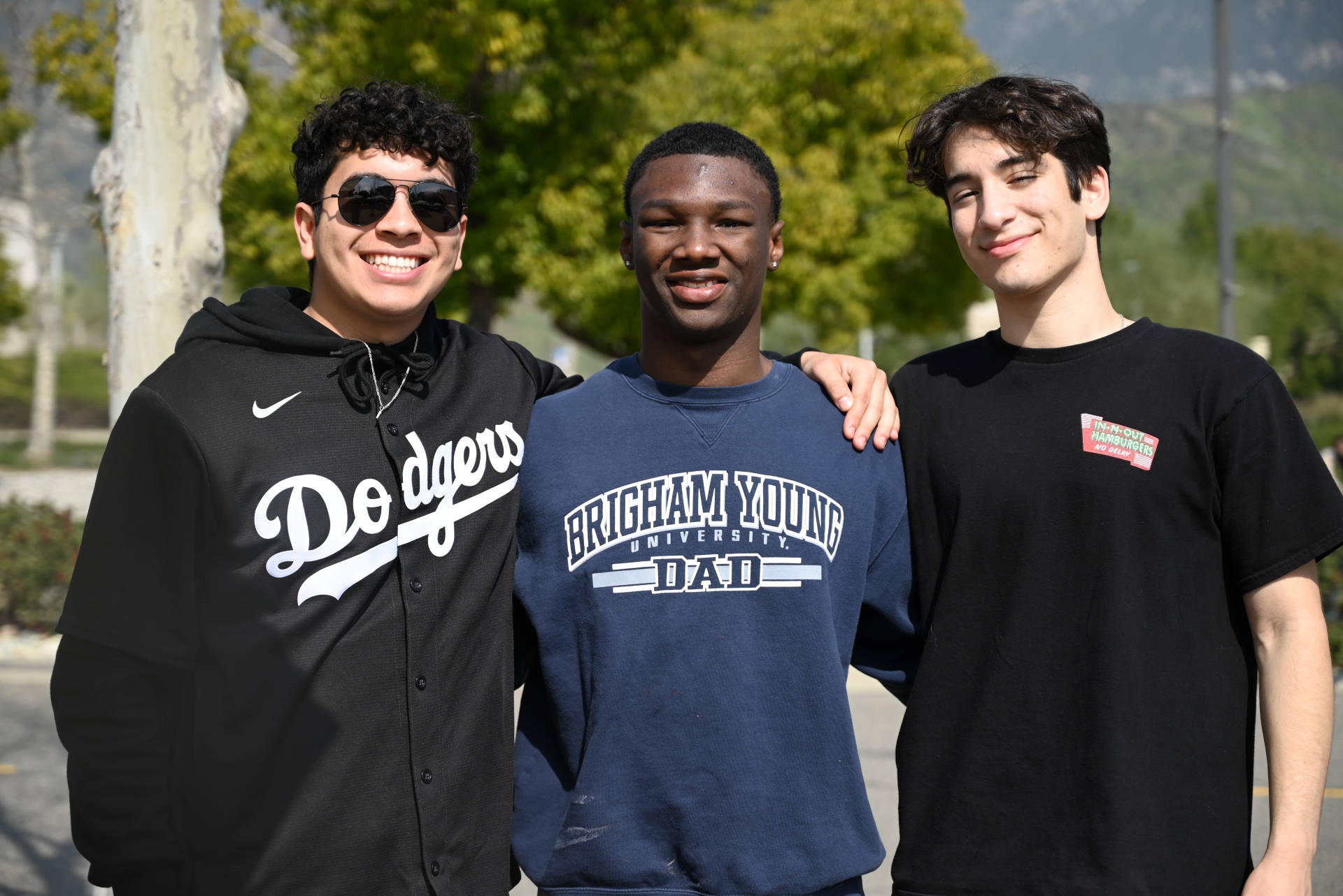 Students posing for a picture