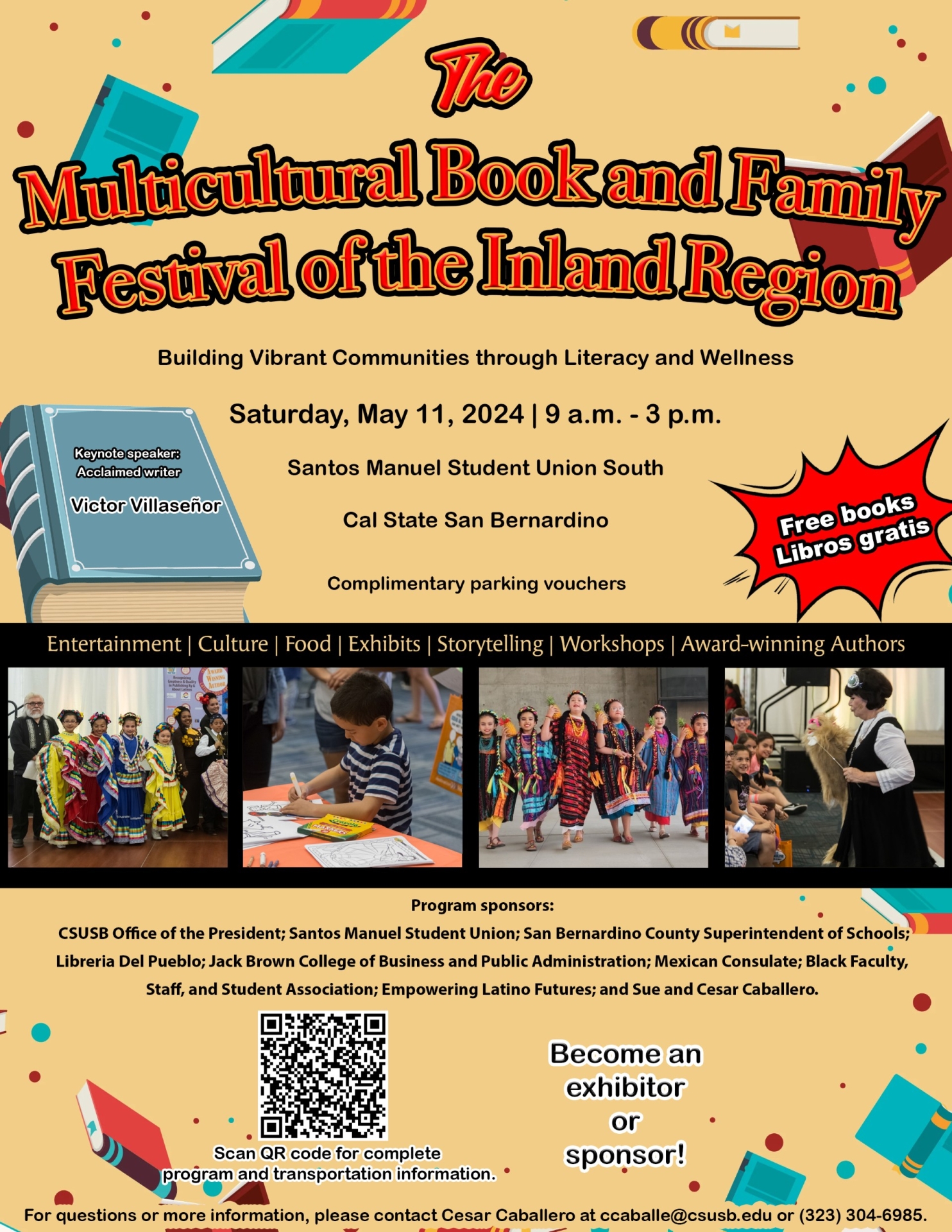 CSUSB Multicultural Book and Family Festival flyer