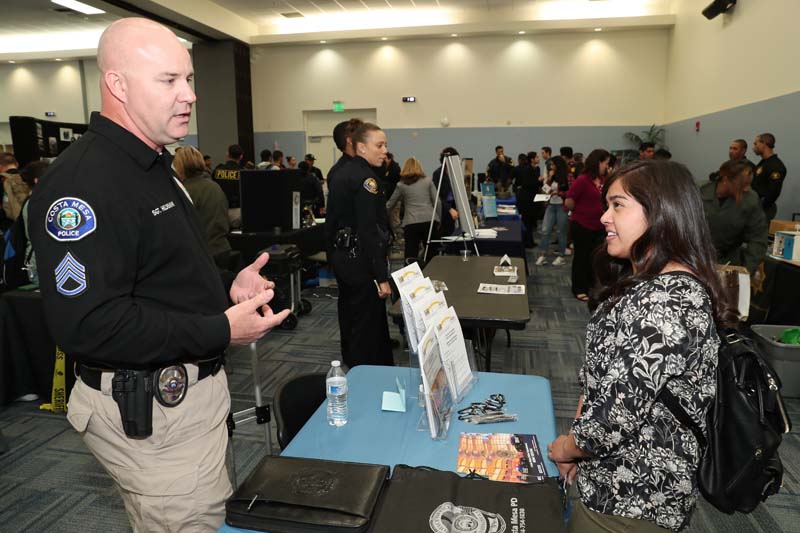 CJUS Career Fair pictures