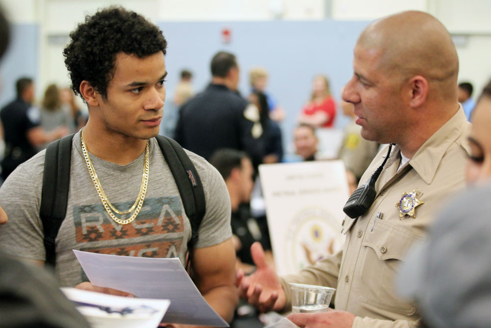 CJUS Career Fair pictures