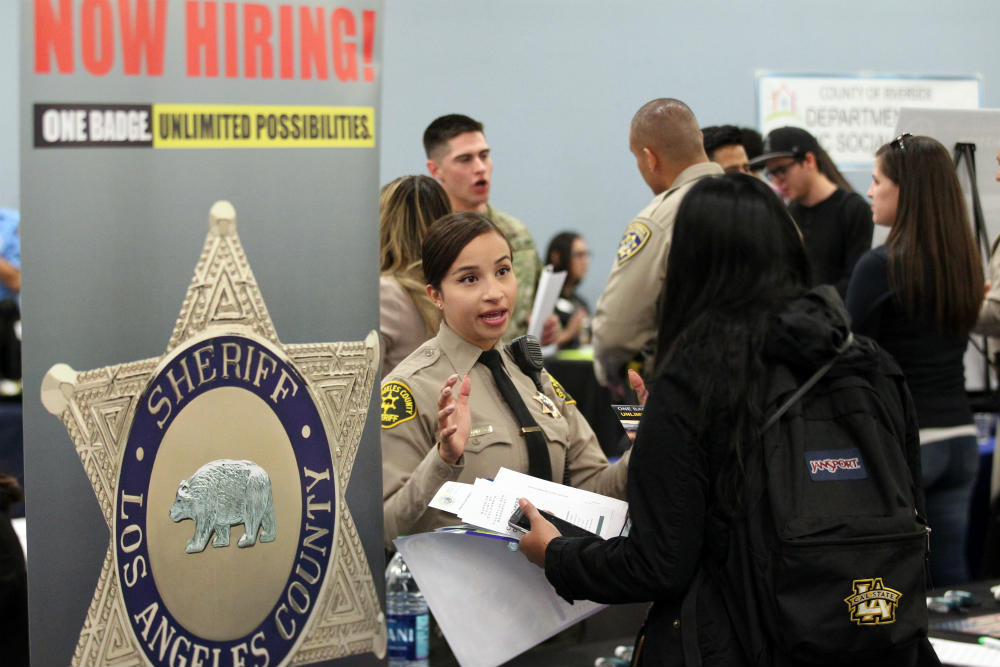 CJUS Career Fair pictures