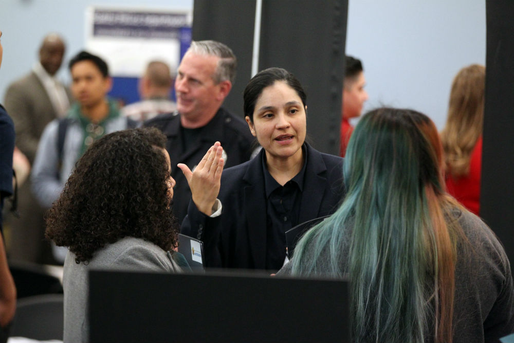 CJUS Career Fair pictures