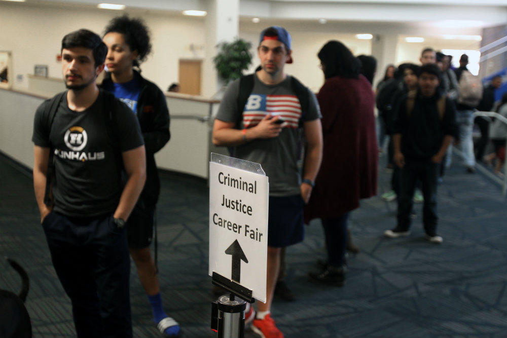 CJUS Career Fair pictures