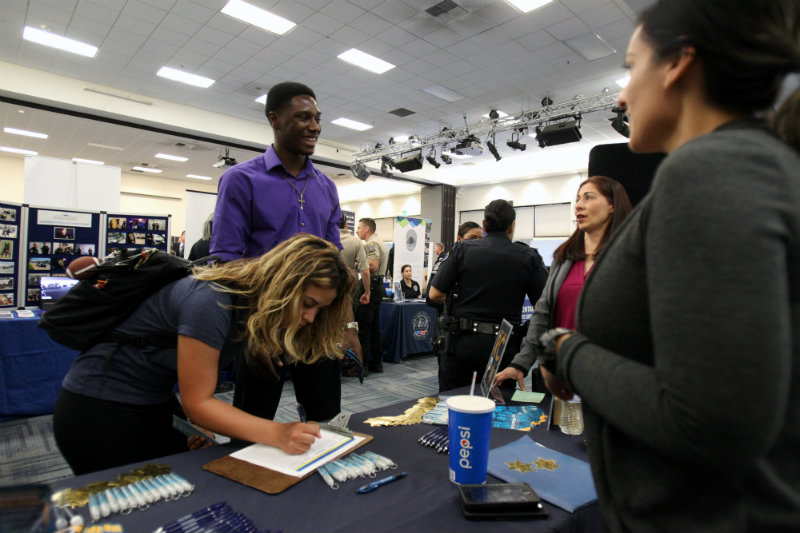CJUS Career Fair pictures
