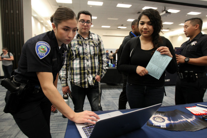 CJUS Career Fair pictures