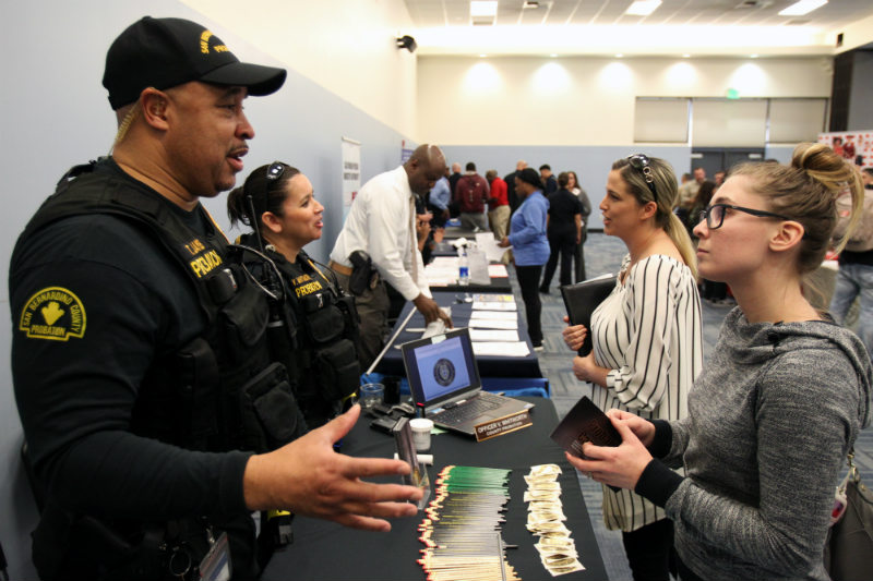 CJUS Career Fair pictures