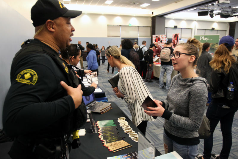 CJUS Career Fair pictures