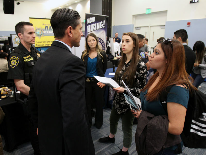 CJUS Career Fair pictures