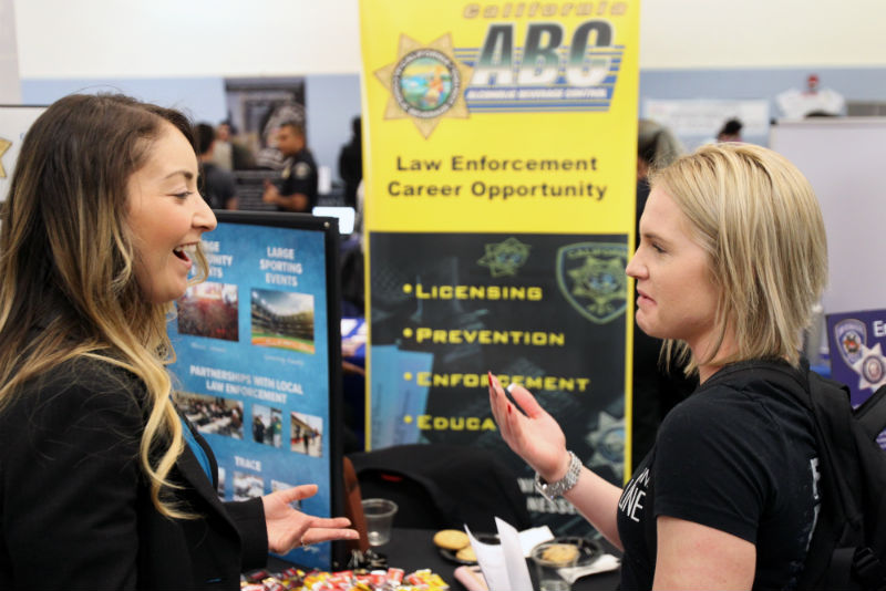 CJUS Career Fair pictures