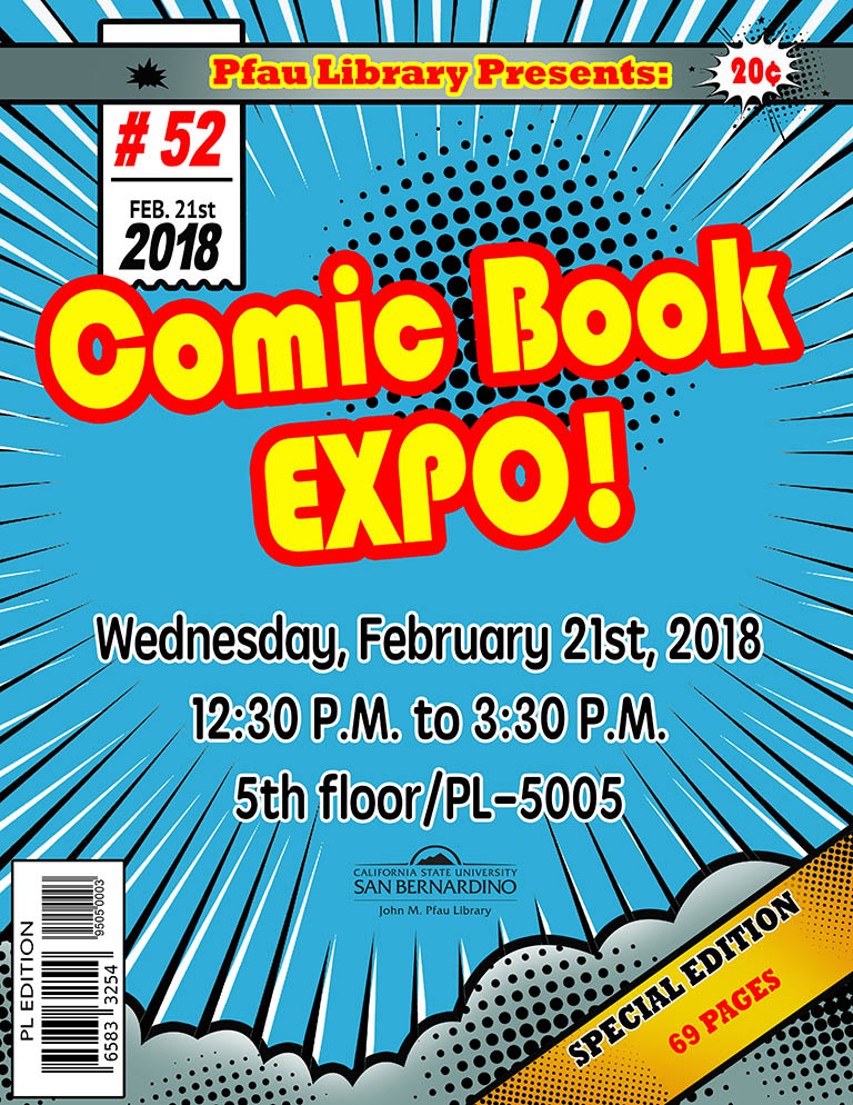 CSUSB Pfau Library hosts comic book expo this month