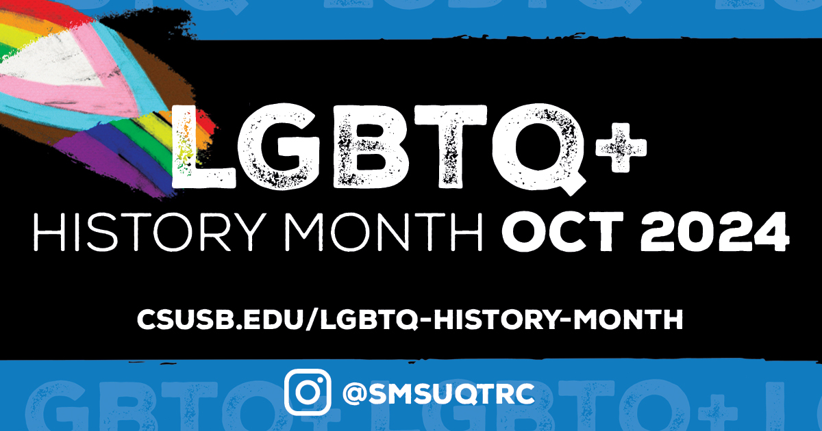 LGBTQ+ History Month 2024 Banner
