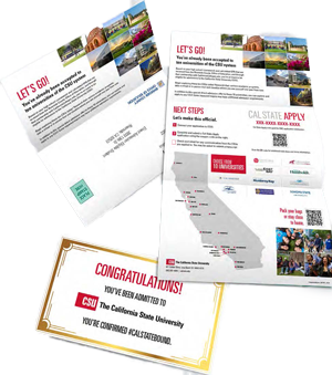 Sample Direct Mail from CSU