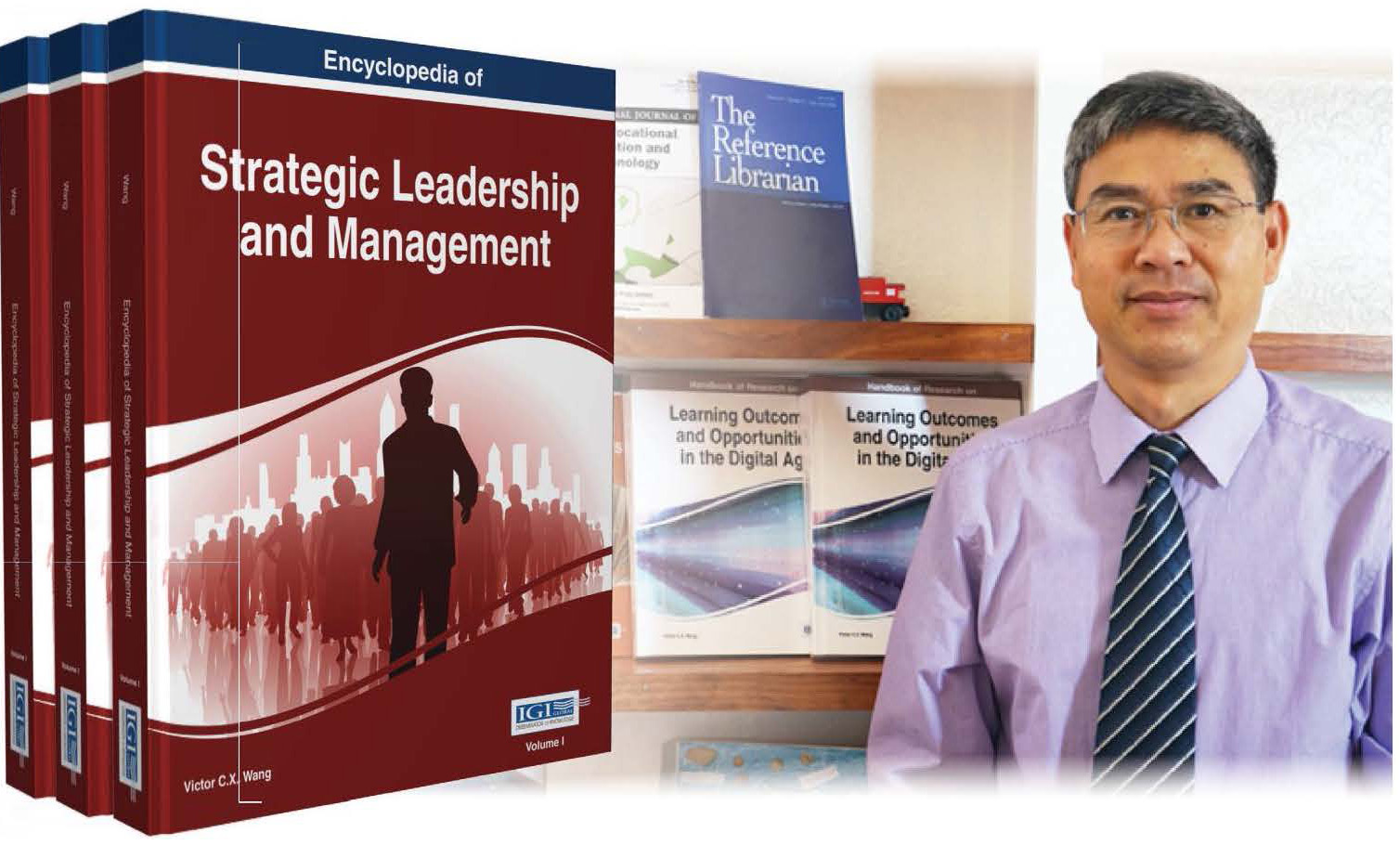 Dr. Viktor Wang and His Books/Journals