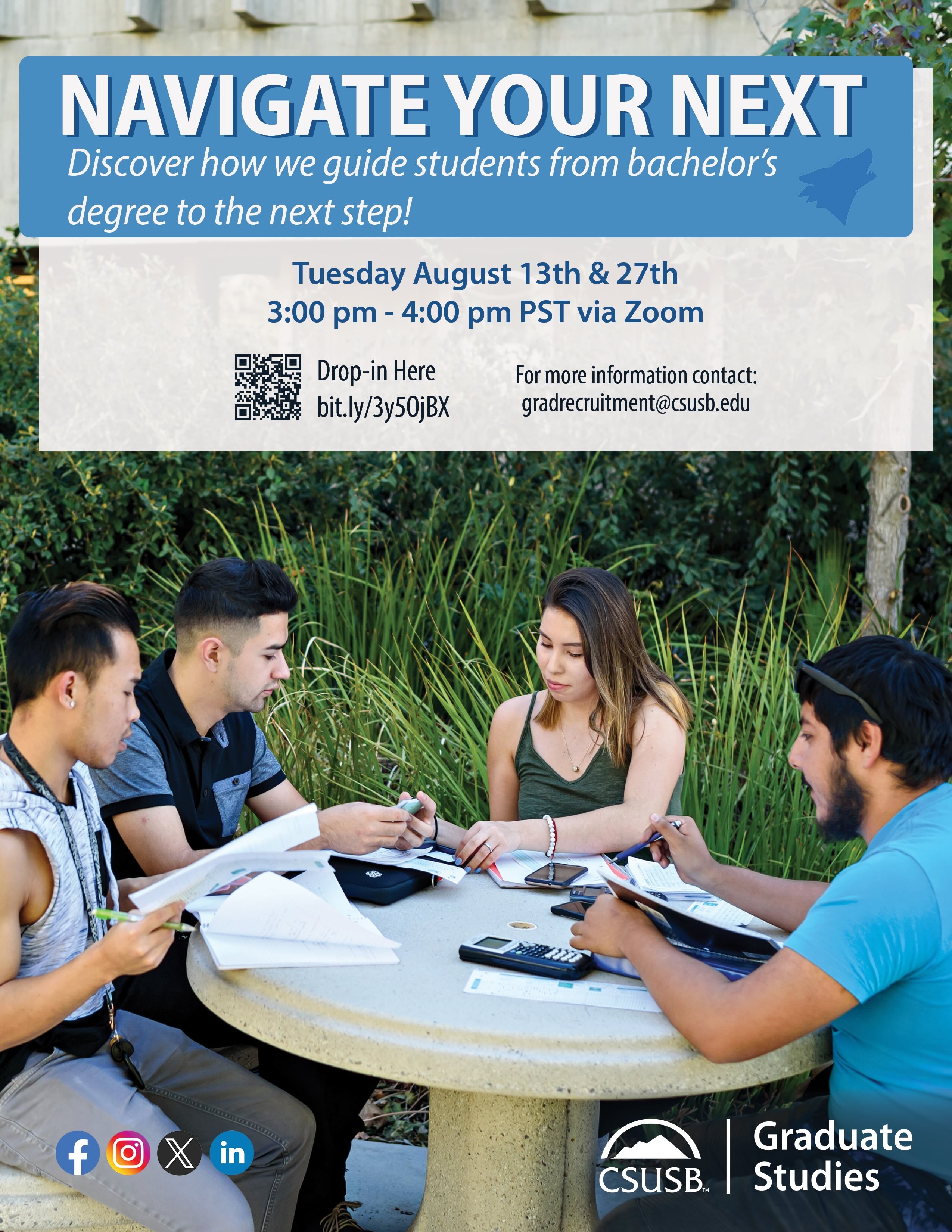 Discover more about our graduate degree programs and funding opportunities!