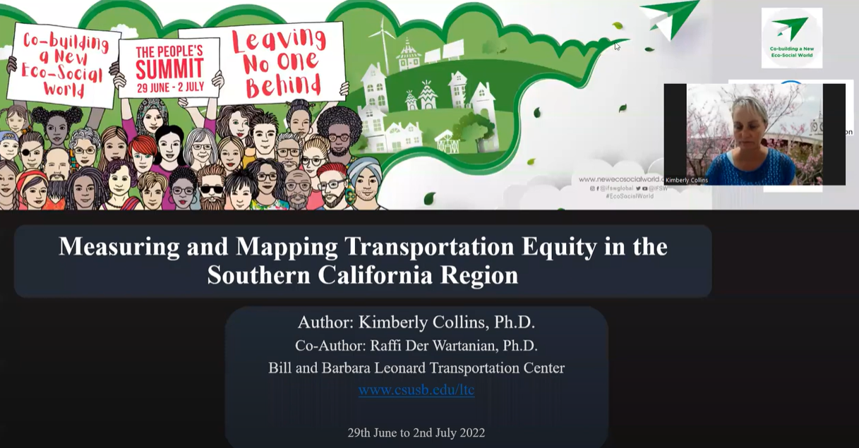Measuring and mapping Transportation Equity in the Southern California Region by Kimberly C & Raffi DW