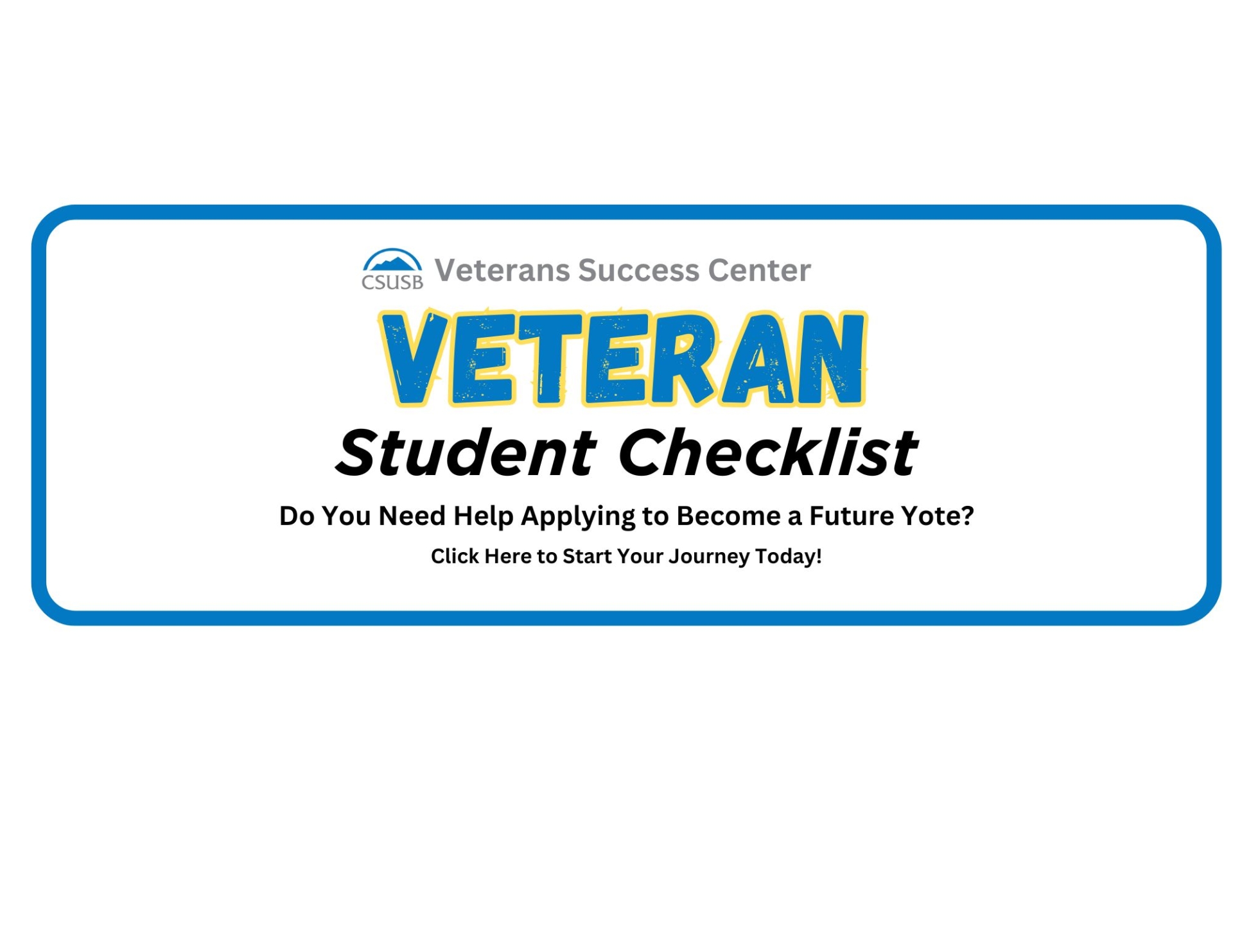 veteran checklist button