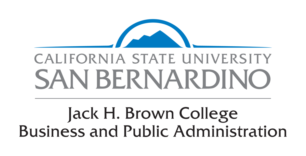 CSUSB jack h. brown college of business and public administration brand