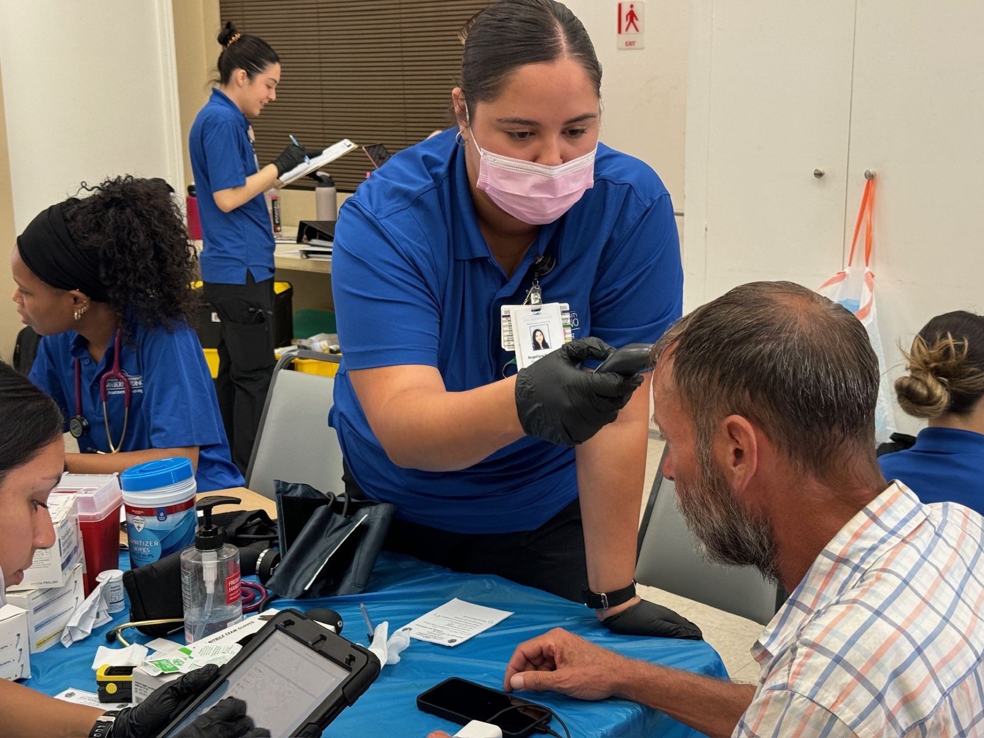 CSUSB Nursing Street Medicine students in the field