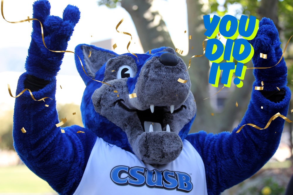 You did it!