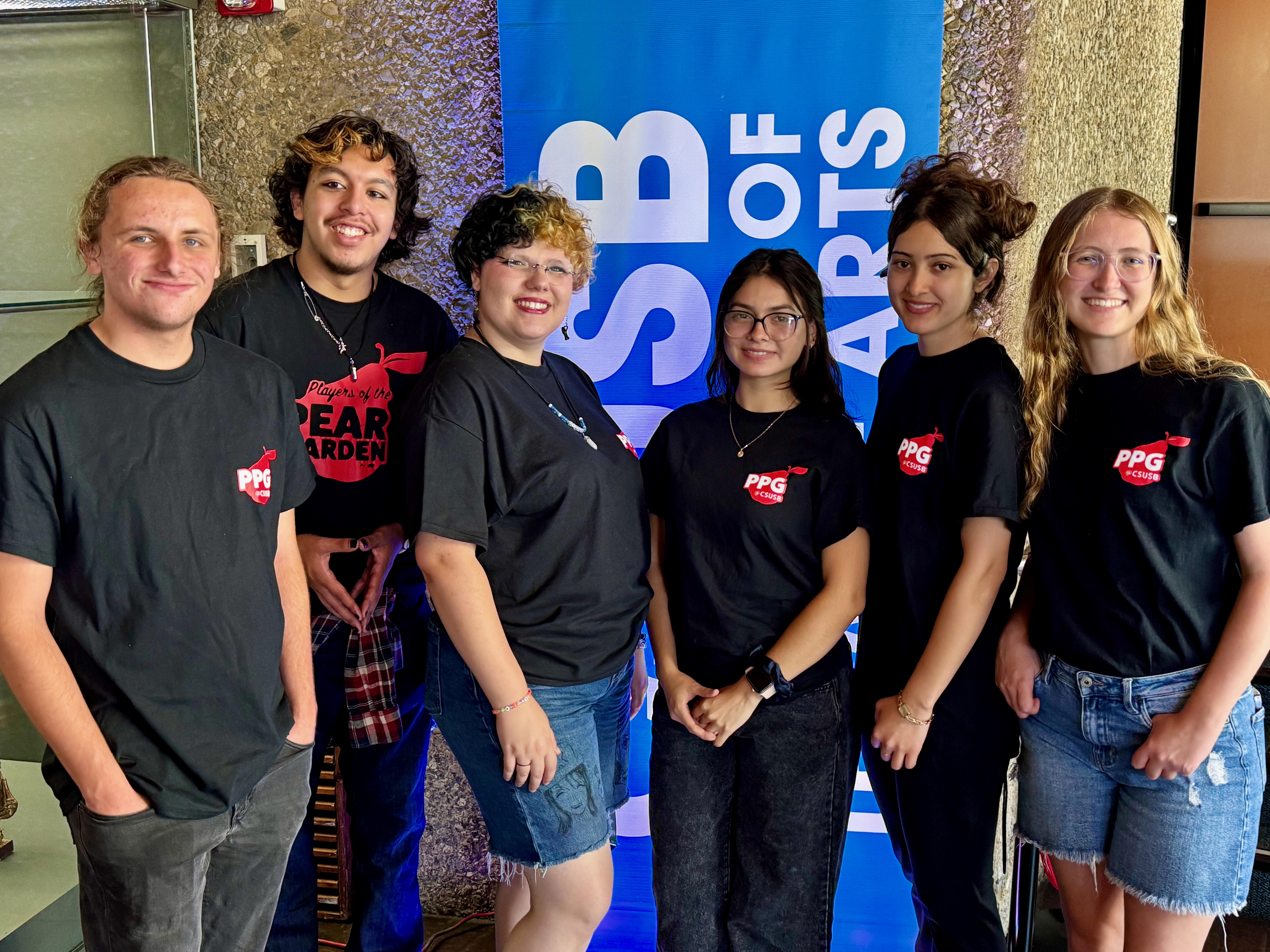 Historian Jacob Neer, Julian Centeno, Secretary Sam Rheuark, President Brittany Hurtado, Vice President Esmeralda Tapia, Treasurer Ashlyn Proch